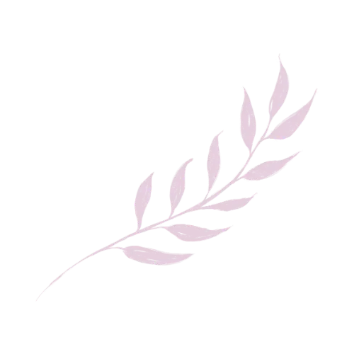 decorazione ramo rosa